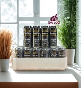 Bia Pháp Starberg Super 12% - Thùng 24 Lon 500ml