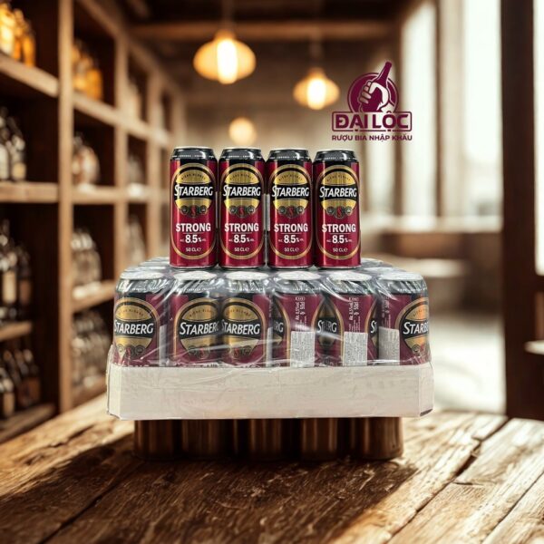 Bia Pháp Starberg Strong 8,5% - Thùng 24 Lon 500ml