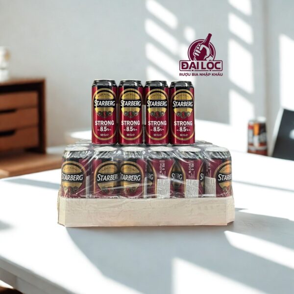 Bia Pháp Starberg Strong 8,5% - Thùng 24 Lon 500ml